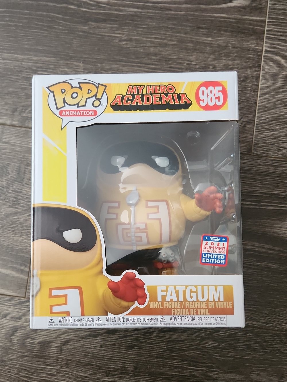 My Hero Academia FATGUM 6IN #985 Funko POP Anime 2021 Exclusive